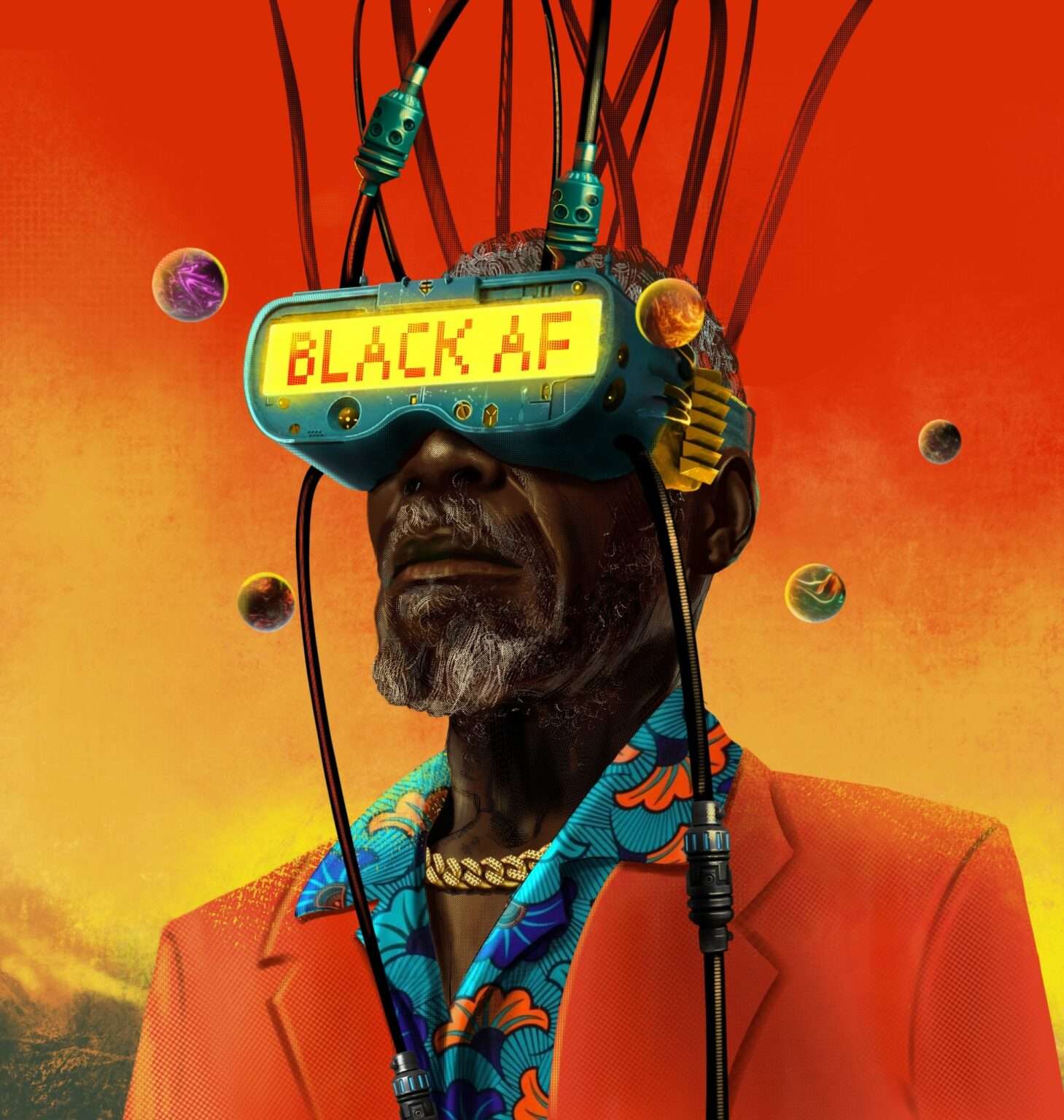 Ethiopian artist Fanuel Leul explores Afrofuturism with digital art - MFF